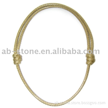 Waxed Cord bracelets